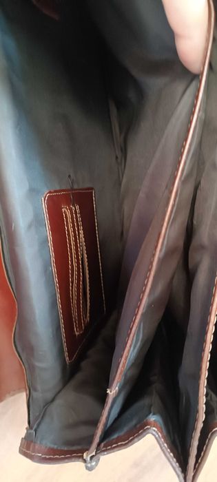 Geantă din piele tip Business, poștaș