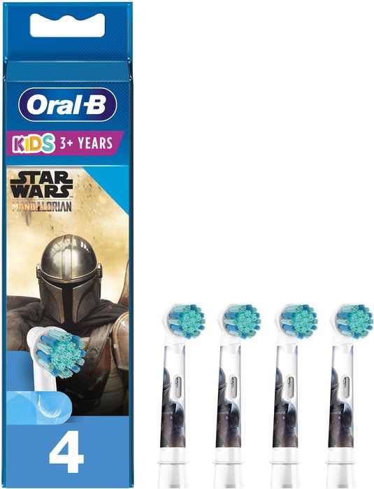 Детские насадки для Oral B. Frozen, Spiderman, mandalorian, starwars