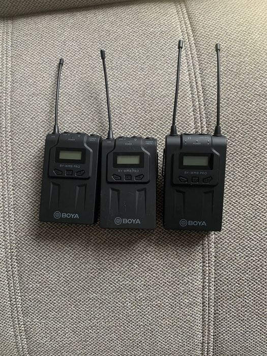 Sistem de microfon wireless dual UHF Boya BY-WM8 Pro-K2