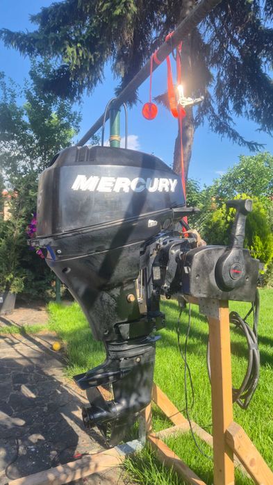Извънбордов двигател Mercury 15hp четиритактов къс ботуш с дистанционно управление - щамбайн