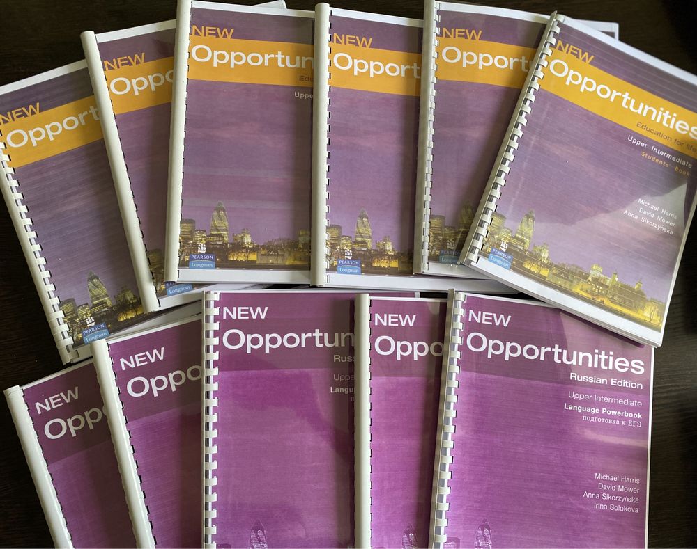 NEW Opportunities Russian edition Upper-Intermediate комплект: 3 500 тг. -  Книги / журналы Алматы на Olx