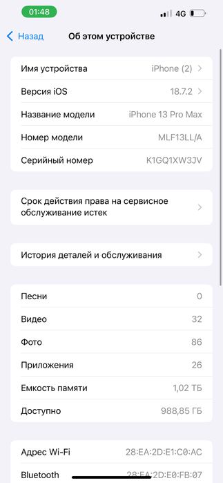Айфон 13 про макс 1тб