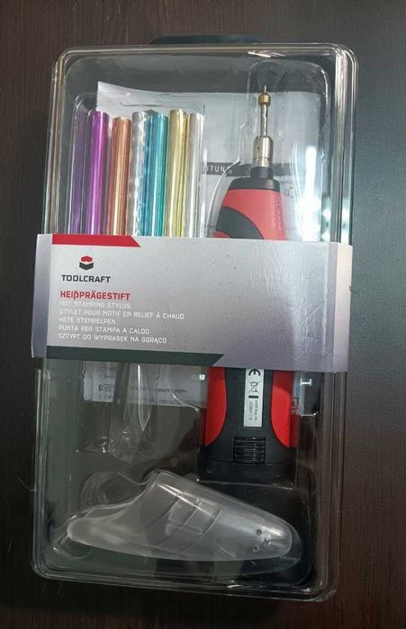 Комплект термописалка с фолио Toolcraft KBI6452, писалка с горещо фолио 4.5V/DC 1.5W, 0°C до 170°C, LED светлина