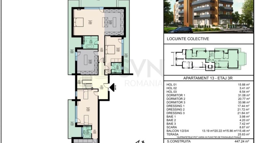Penthouse tip Duplex I Piscina I Parcare I Terase I View superb I Pipe