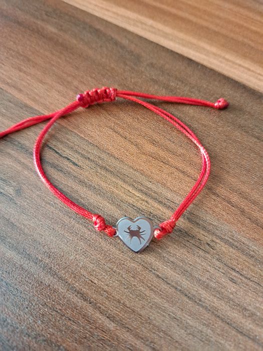 Гривни с букви и зодия/стомана