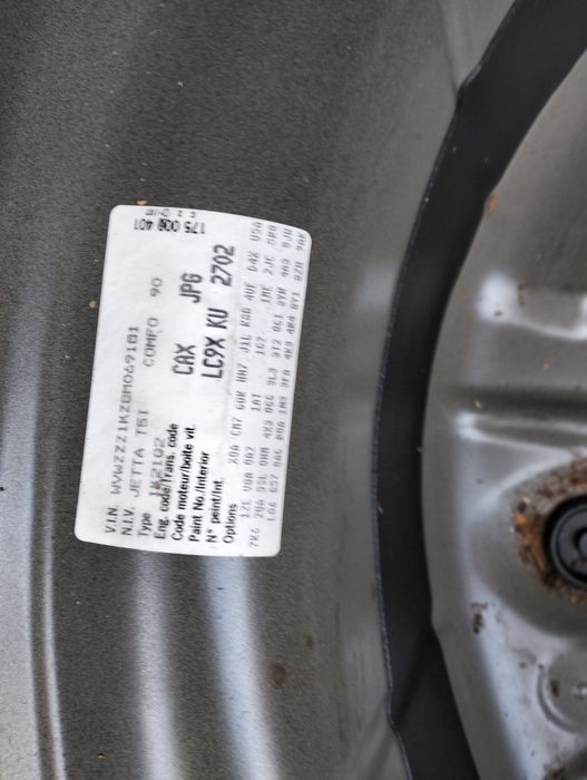 Motor 1.4 tsi că vw Jetta far bara aripa