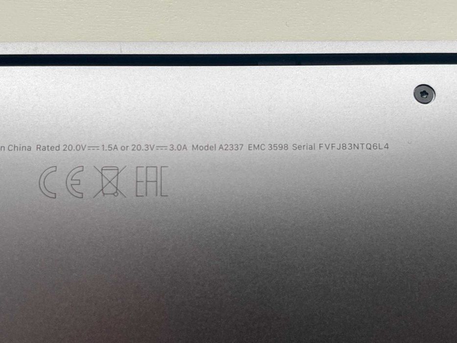 Macbook Air 13, M1, 2020