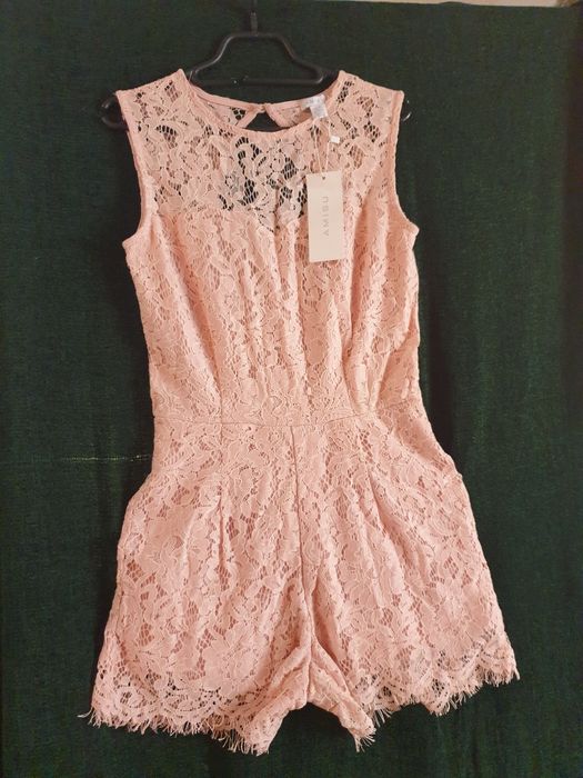 Salopetă de vară dantelă