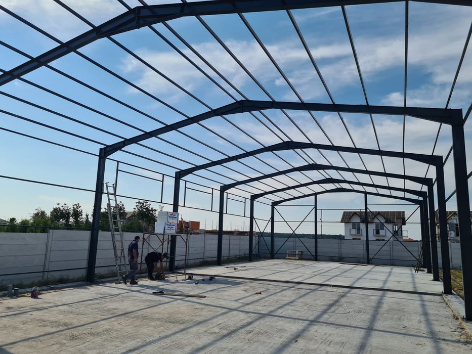 Vand hala pe structura metalica confectionata din profile IPE240