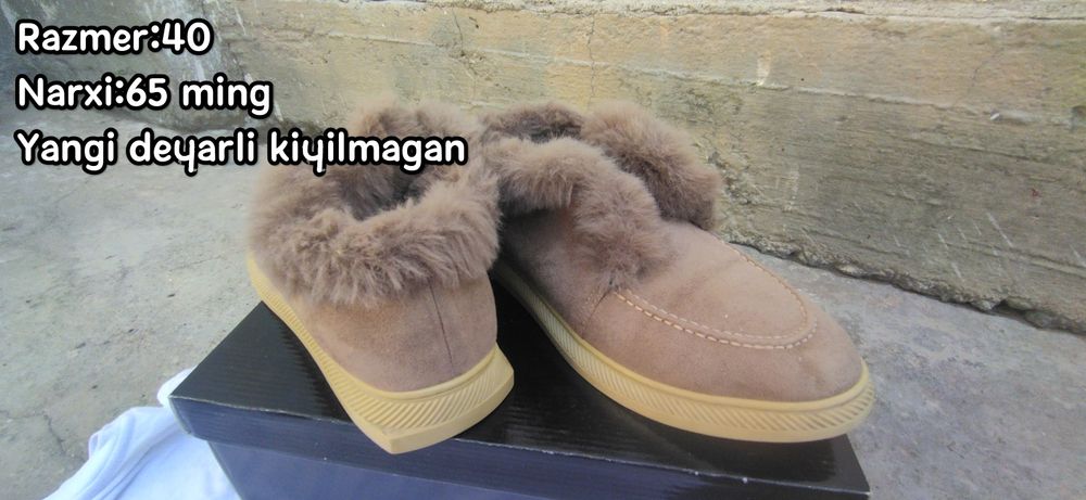 Jami 6 ta ayollar va erkaklar oyoq kiyimlari sotiladi