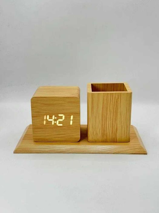 Часы органайзер из дерева