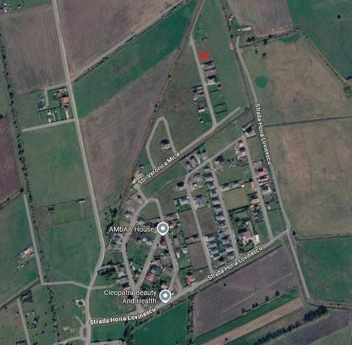 Teren intravilan 500 mp – Hărman, str. Veronica Micle – front 20 m