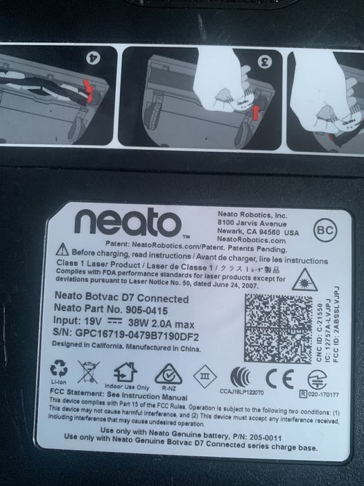Neato d7 conect robot curatenie
