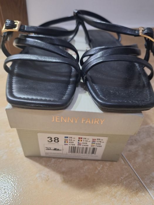 Sandale negre Jenny Fairy