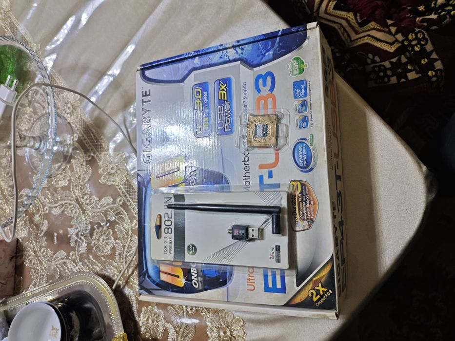 Материнская плата EP43t usb3