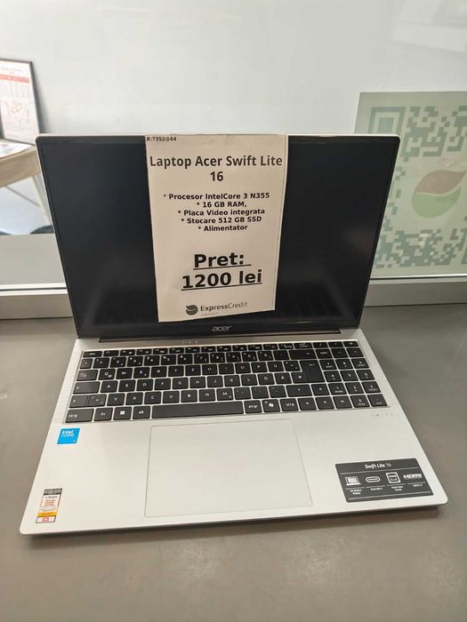 Acer Swift Lite 16 (Ag44 B7352) - Garantie 2 ani!