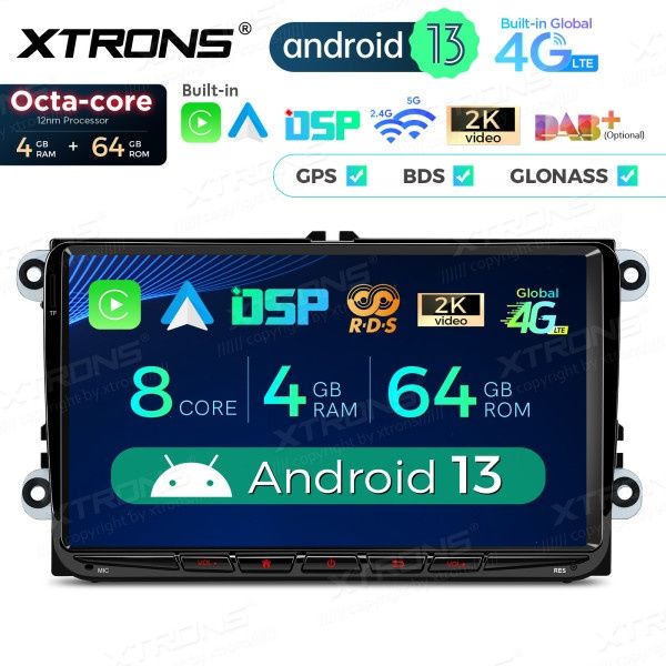 Navigatie Xtrons Android 4gb ram VW Golf Passat Skoda Seat noua sigila