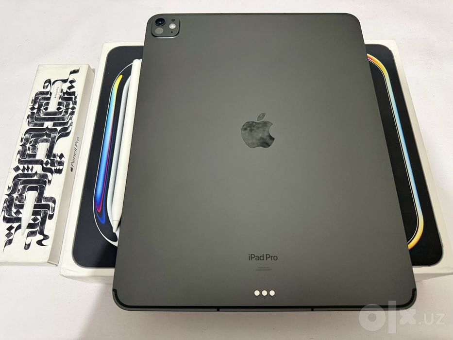 iPad Pro M4 13" 512GB Wi-Fi + Apple Pencil | 99% batareya, ideal holat