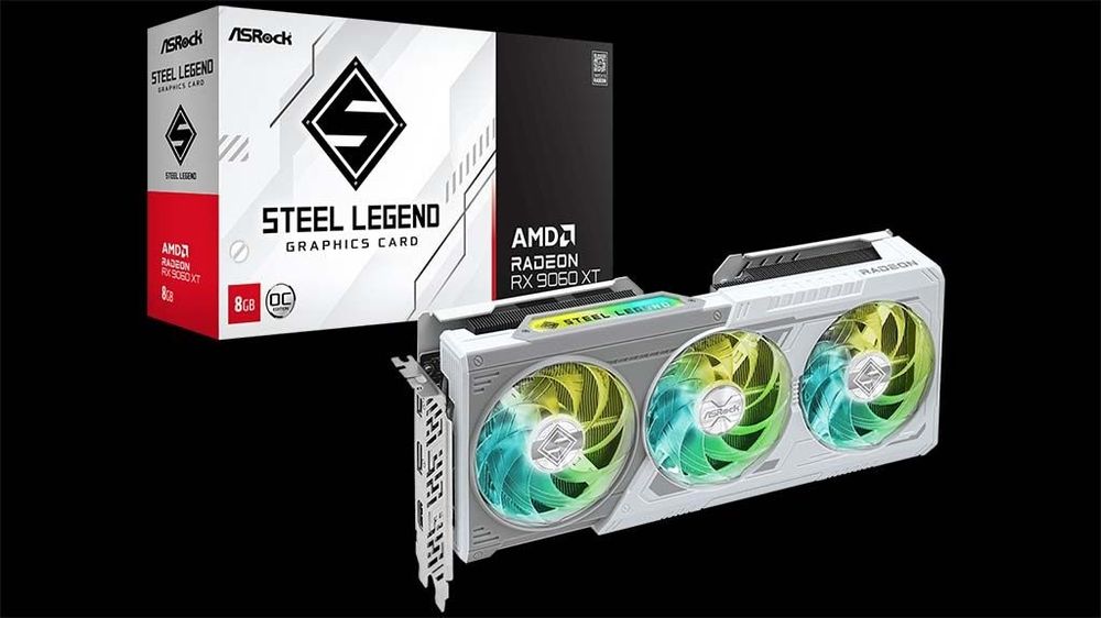 • Asrock RX 9060XT Steel Legend 8GB ( аналог 5060 ti)
