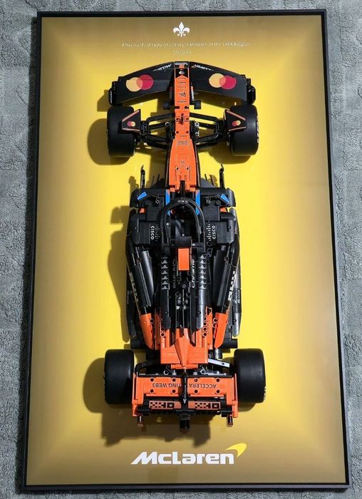 Lego Рамка Формула 1, 3D картина Формула 1 McLaren mcl 39