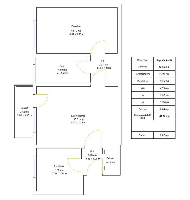 Direct Proprietar | Apartament 2 Camere - Bulevardul Revoluției | Etaj 2 | Negociabil