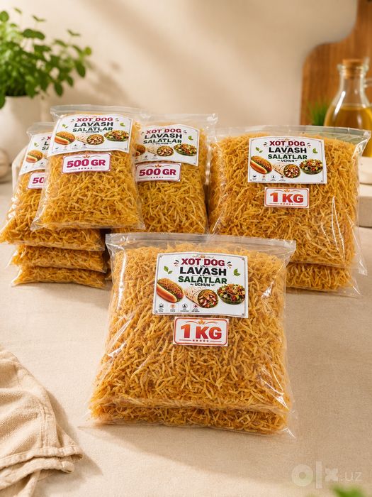 Mazzali va qarsildoq solomka 1kg - 130 ming, 500 gr 65 so'm