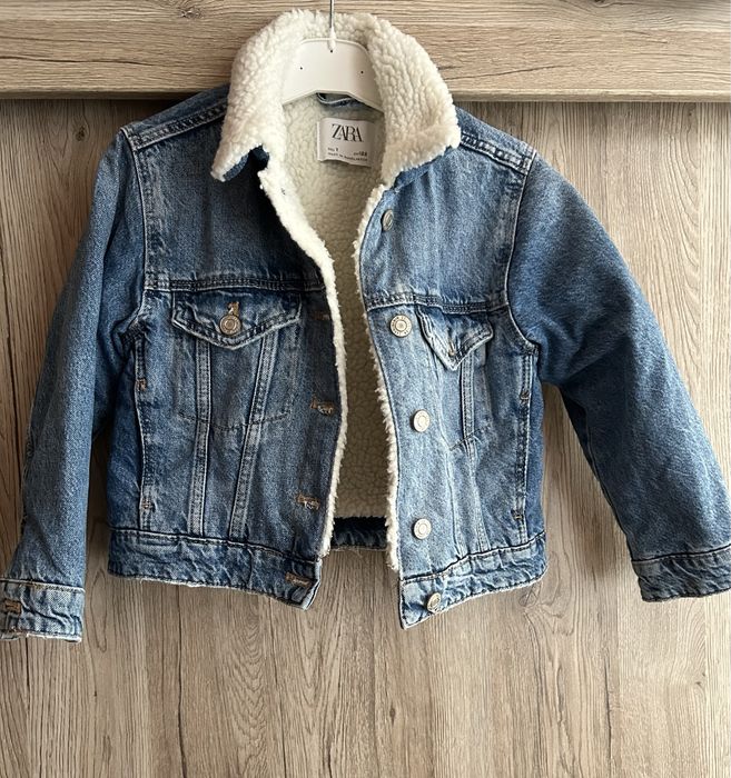 ZARA плътно дънково яке за момиченце размер 122