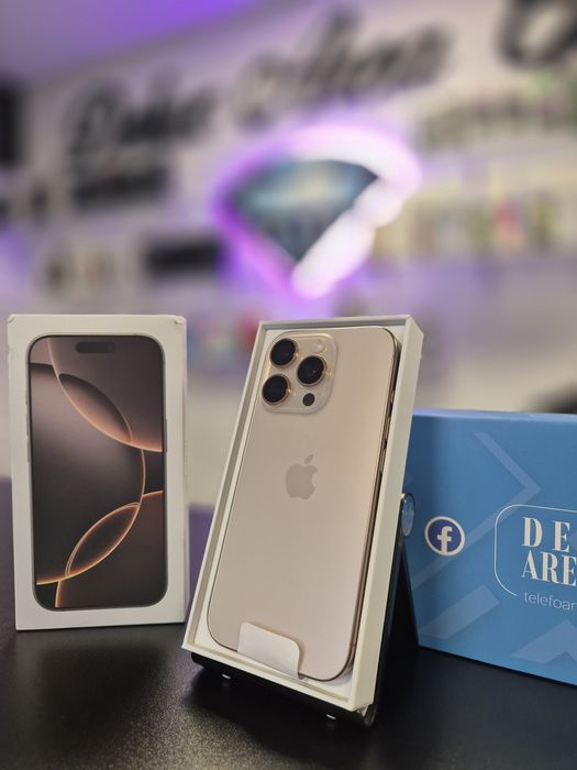 Iphone 16 Pro / Black/Desert Titanium / DeluxGSM