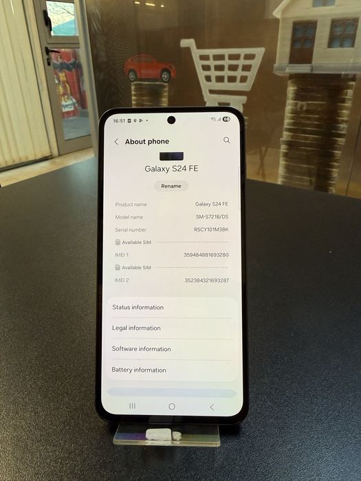 Samsung S24 FE 8ram 256rom black