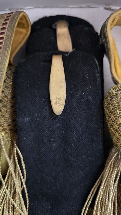 Raritate lot epoleti capitan de artilerie armata Regală romana