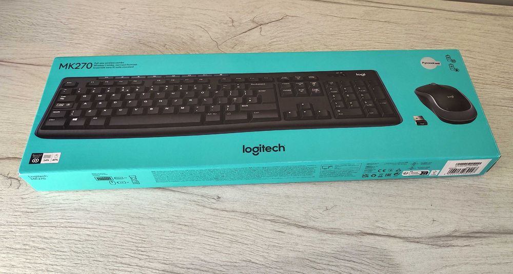 Продам Logitech MK270 комплект клавиатура + мышь