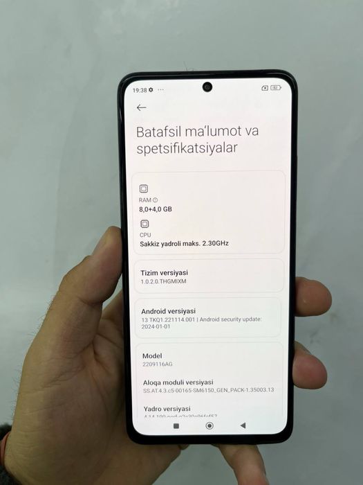PUL ZARURLIGI UCHUN SOTYAPMAN Xiaomi Poco x3 pro 12/256 sotiladi
