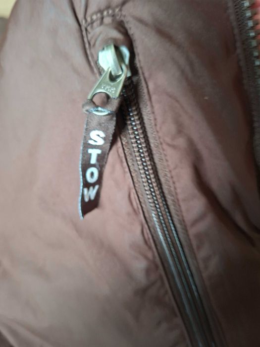 Винтидж Y2K Оригинално яке рр L The North Face Nuptse 700 (Кафяво / Пух)