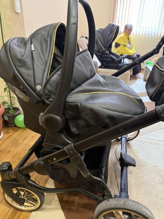 Количка за близнаци 3in1 Adbor Duo Lux 3D