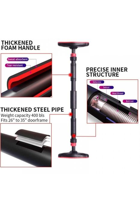 Bara tractiuni pentru tocul usii VIKING pull up bar telescopica 65-100