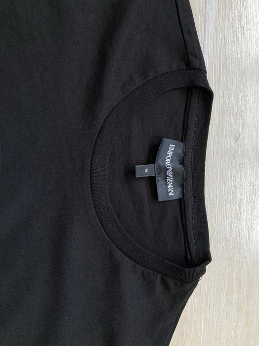 Emporio Armani мъжка черна тениска размер S