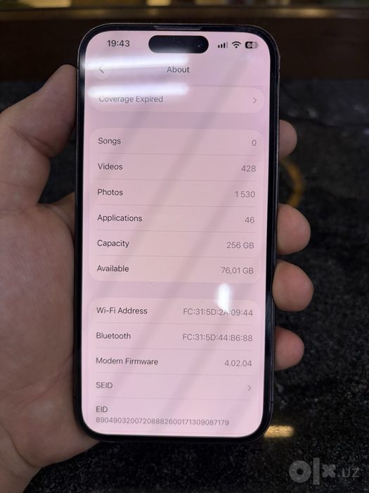 Iphone 15 pro 256gb