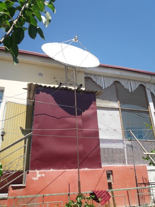 Спутник антенна улкен хам киши,4 головкасы бар,тюнер интернет аркалы