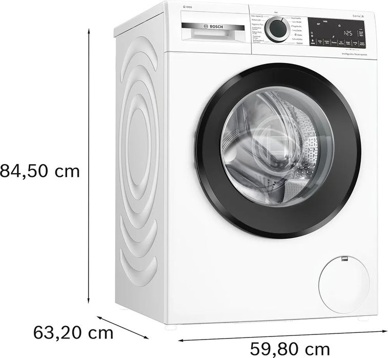 Нова инверторна смарт пералня Bosch Series 6 10 кг 1400 об/мин i-DOS WGG254F10