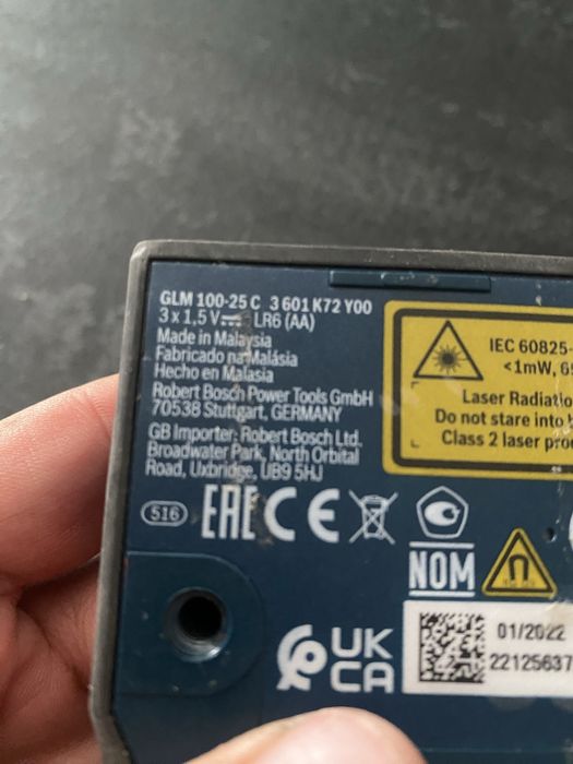 Telemetru Bosch GLM 100-25 C