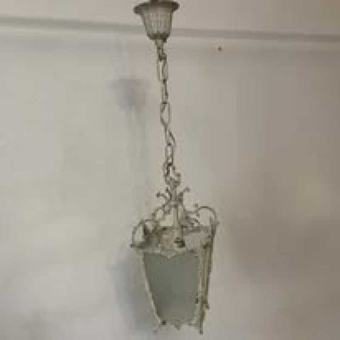 Aplica tavan alba din bronz