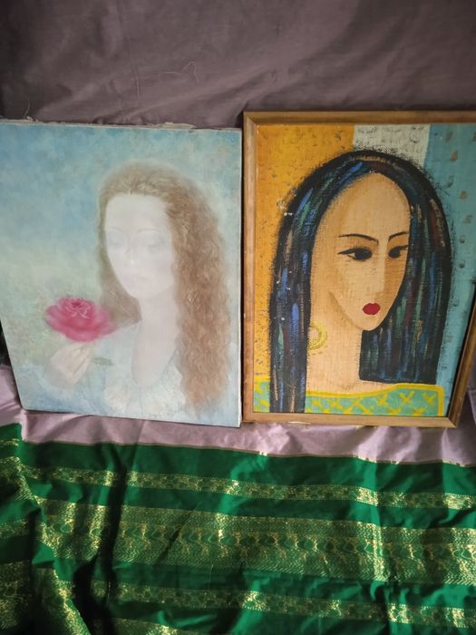 Картины маслом прекрасные девушки 45 см