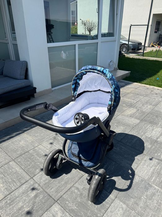 Krausman – Carucior 3 in 1 Topaz Lux Dark Blue LIMITED