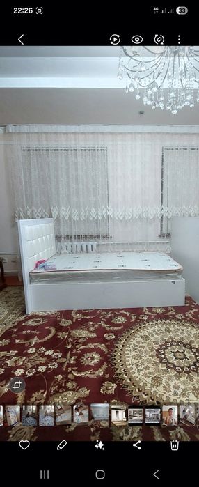 Кровать с матрасом