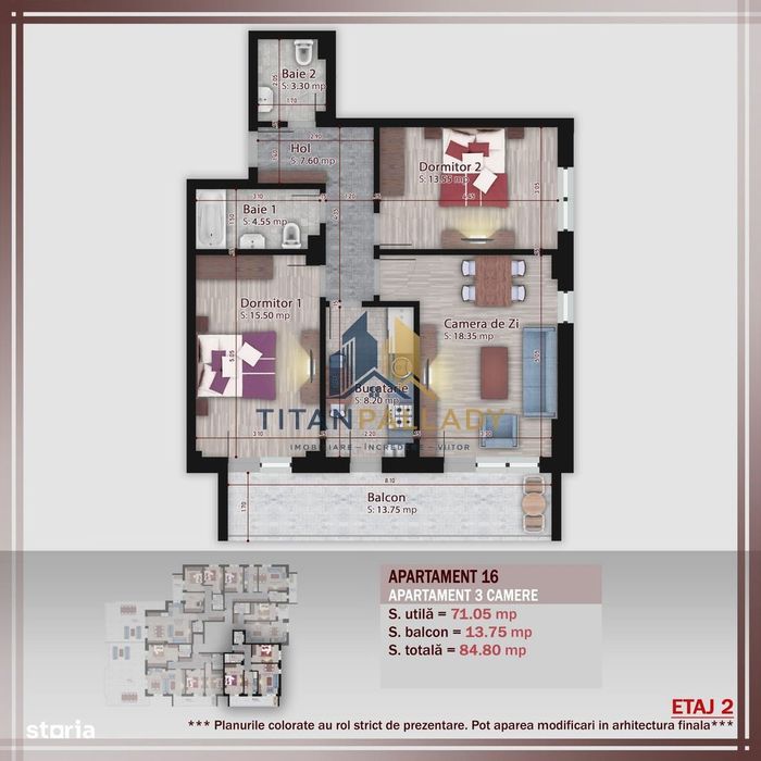 3 Camere,Imob Stil Boutique,1/2 Parcare, Pallady-Nicolae Teclu,Metrou — fotografia 3