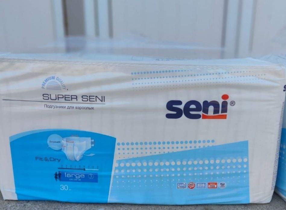 Срочна продам памперс L3- 30шт - 10000тг