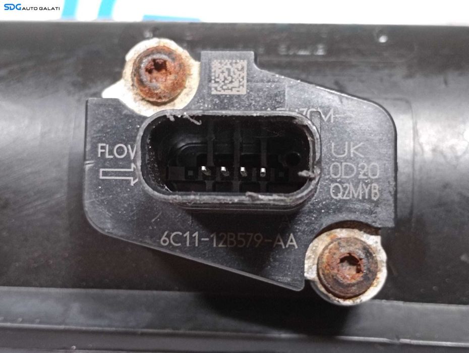 Tub Tubulatura Conducta Admisie Presiune Aer Intercooler Turbo Turbina Turbosuflanta cu Senzor Aer Ford Transit 2.2 TDCI 2006 - 2015 Cod 6C11-9R504-C 6C11-12B579-AA [M6074]