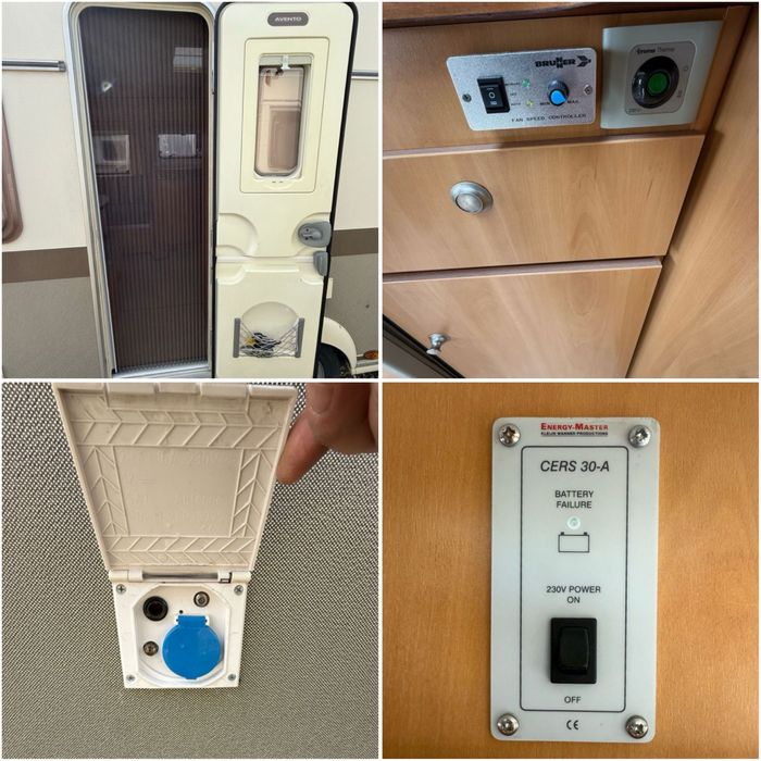 Rulota Kip Avento 445TF,an2006,4 pers,Mover,invertor,panou solar,