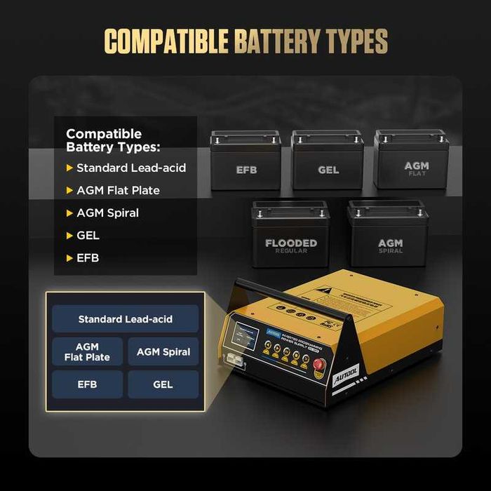 Захранване за програмиране, Jump Starter и Smart зарядно, Autool EM365