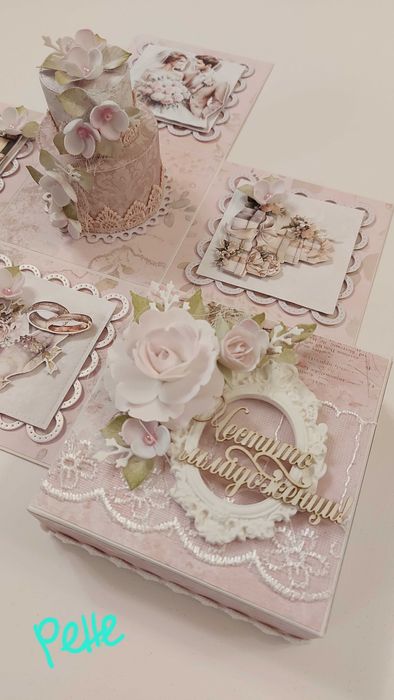 Ръчна експлодираща кутия за сватба, юбилей, бал, рожден ден